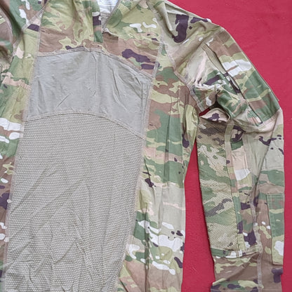 US Army Medium 1/4 Quarter Zip Type 2 Combat OCP Multicam FRAC Top Shirt (cso2- fa15-JUN152)