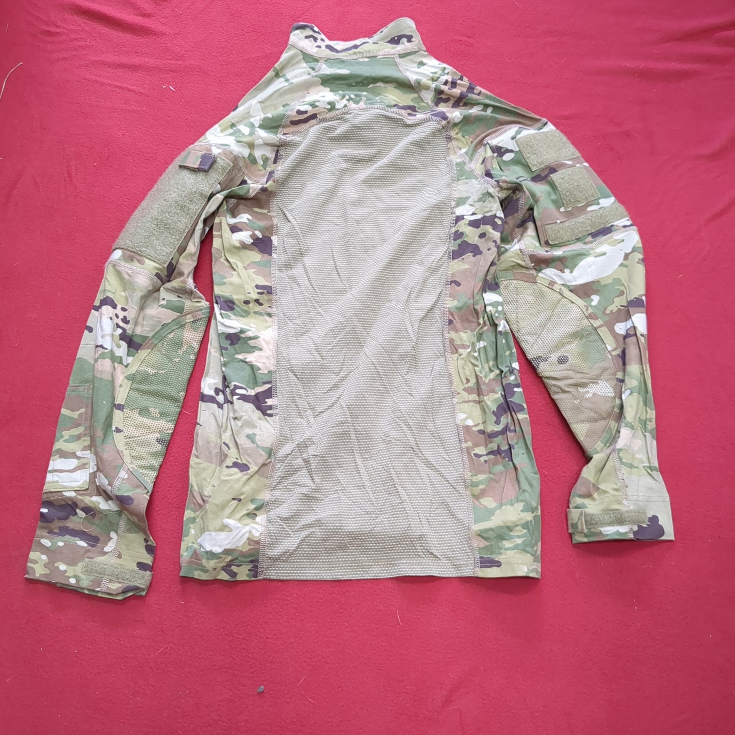 US Army Medium 1/4 Quarter Zip Type 2 Combat OCP Multicam FRAC Top Shirt (cso2- fa15-JUN152)