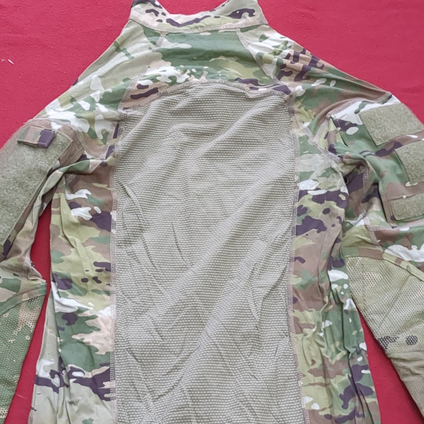 US Army Medium 1/4 Quarter Zip Type 2 Combat OCP Multicam FRAC Top Shirt (cso2- fa15-JUN152)