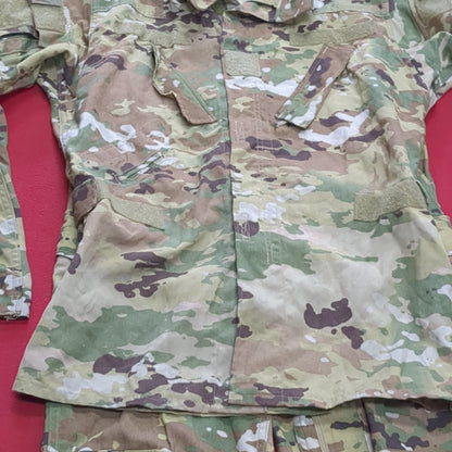 SET of US Army Medium Long Aircrew Combat Multicam OCP Top Pants (ocp3- fa17-JUN183)