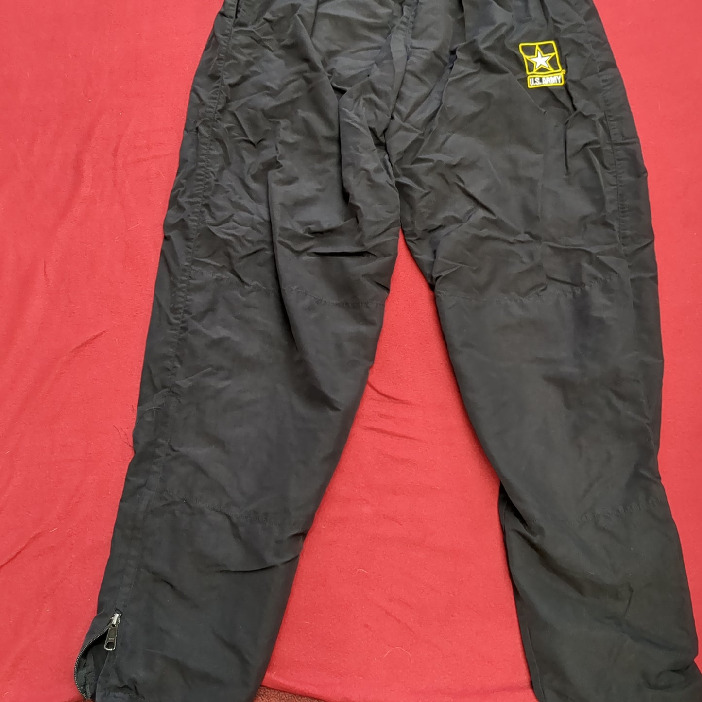 SET of APFU Large Long Jacket Pants Black Gold Cold Weather Used (fb13-JUN200)