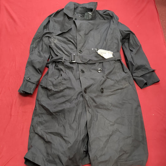 US Army DCSP ASU 42L Black All-Weather Overcoat Dress Uniform With Tags (j25-JUN201)