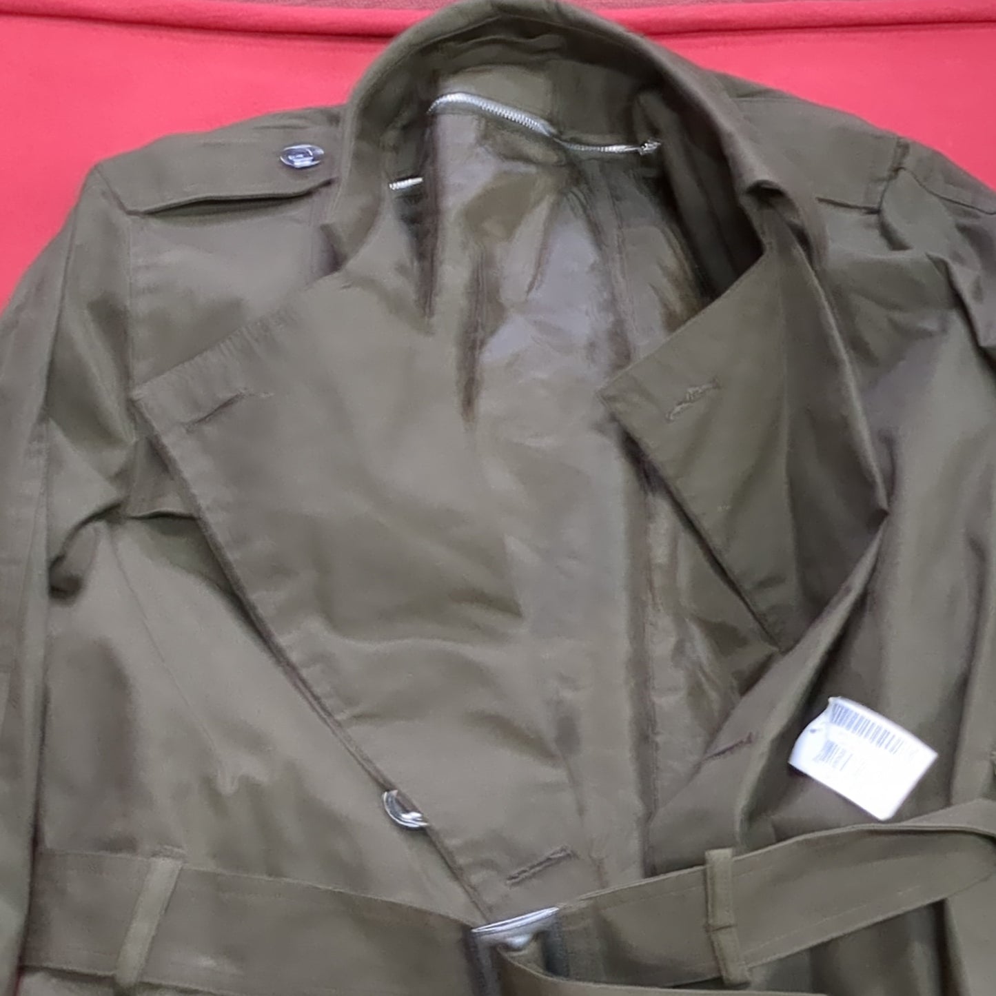 NWT US Army DCSP Heritage Green 42 R All-Weather Overcoat Dress Uniform *DG2- ea02-ALP37*