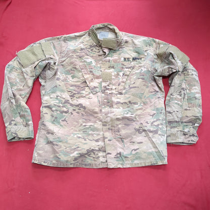 US Army LARGE REGULAR Multicam Flame Resistant Frac Uniform Top Shirt Used (fc07-JUL15)