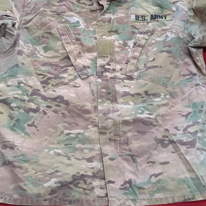 US Army LARGE REGULAR Multicam Flame Resistant Frac Uniform Top Shirt Used (fc07-JUL15)