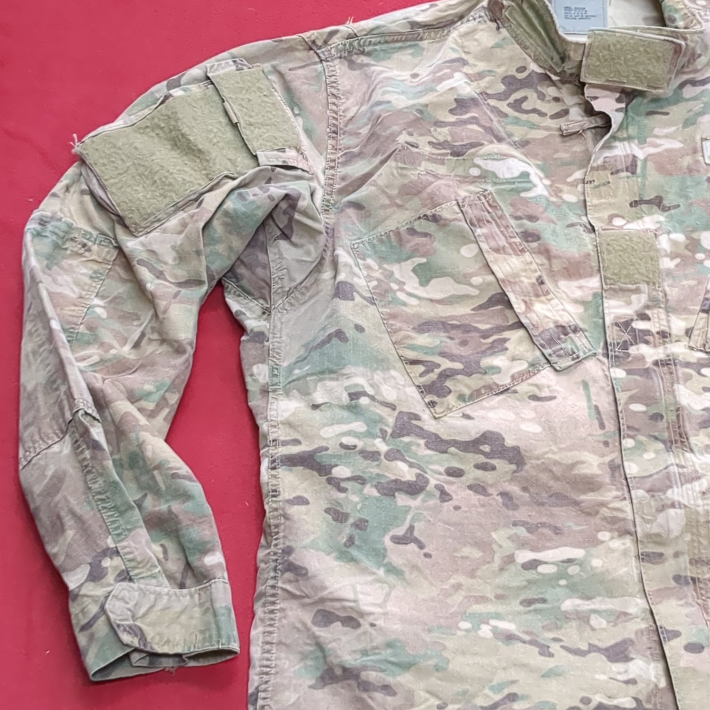 US Army LARGE REGULAR Multicam Flame Resistant Frac Uniform Top Shirt Used (fc07-JUL15)