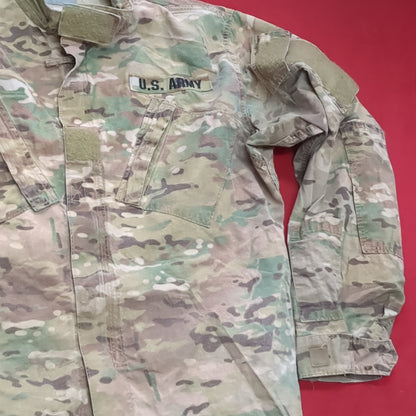 US Army LARGE REGULAR Multicam Flame Resistant Frac Uniform Top Shirt Used (fc07-JUL15)