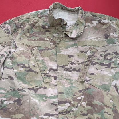 US Army LARGE REGULAR Multicam Flame Resistant Frac Uniform Top Shirt Used (fc07-JUL16)