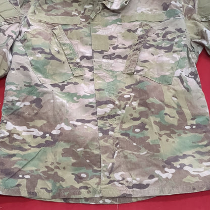 US Army LARGE REGULAR Multicam Flame Resistant Frac Uniform Top Shirt Used (fc07-JUL16)