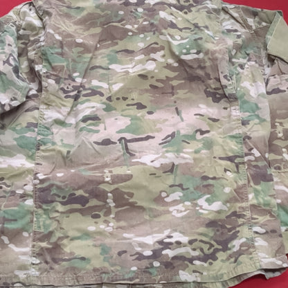 US Army LARGE REGULAR Multicam Flame Resistant Frac Uniform Top Shirt Used (fc07-JUL16)