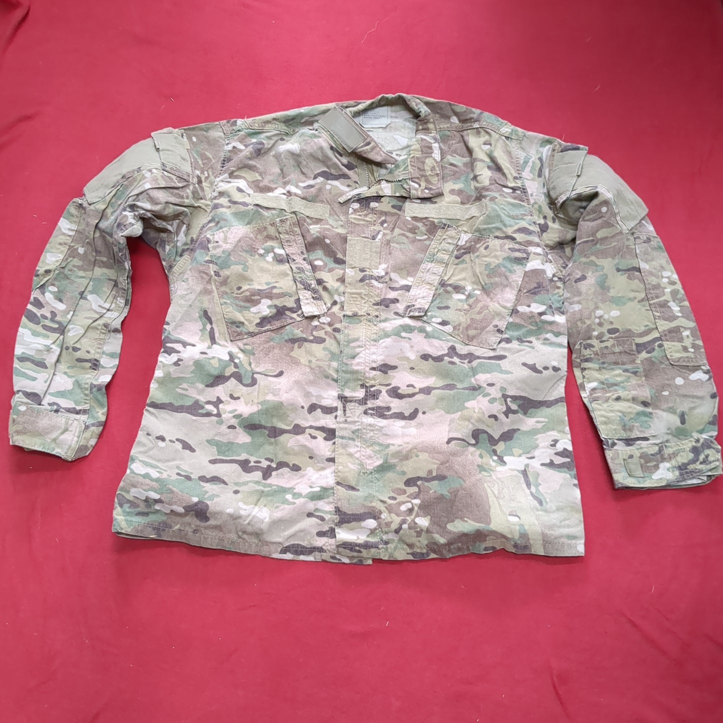 US Army LARGE REGULAR Multicam Flame Resistant Frac Uniform Top Shirt Used (fc07-JUL17)