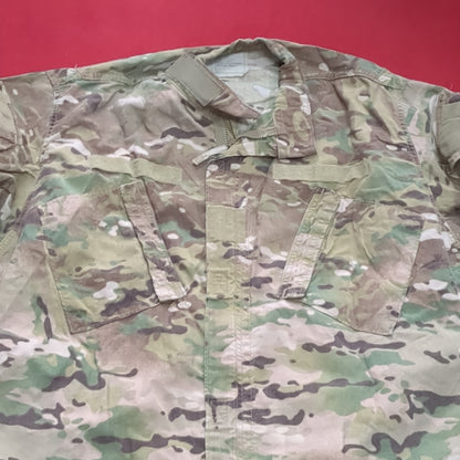 US Army LARGE REGULAR Multicam Flame Resistant Frac Uniform Top Shirt Used (fc07-JUL17)