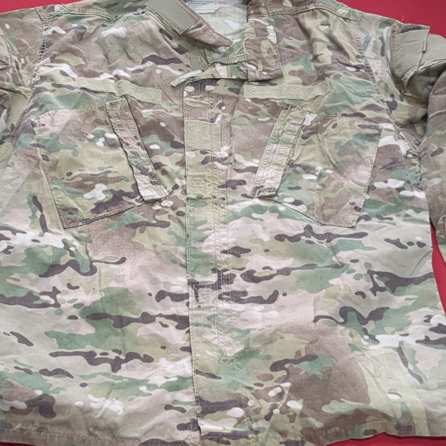 US Army LARGE REGULAR Multicam Flame Resistant Frac Uniform Top Shirt Used (fc07-JUL17)