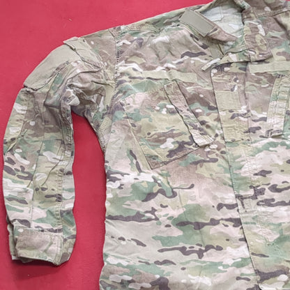 US Army LARGE REGULAR Multicam Flame Resistant Frac Uniform Top Shirt Used (fc07-JUL17)