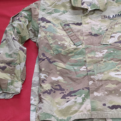 SET of US Army MEDIUM REGULAR Traditional OCP Uniform Top Pants Air Force Used (OCP3- fa17-JUL32)