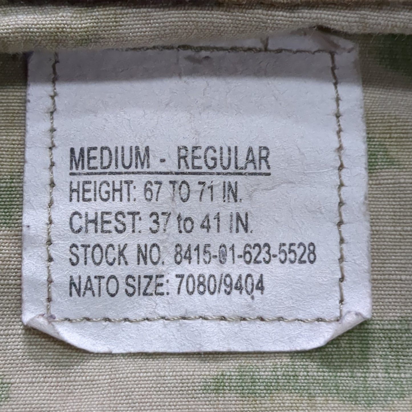 SET of US Army MEDIUM REGULAR Traditional OCP Uniform Top Pants Air Force Used (OCP3- fa17-JUL32)