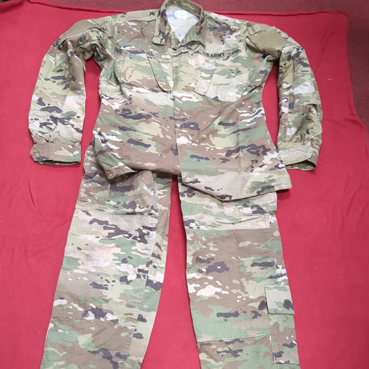 SET of US Army Medium Long Traditional OCP Uniform Top Pants Air Force Used (OCP3- fa17-JUL44)