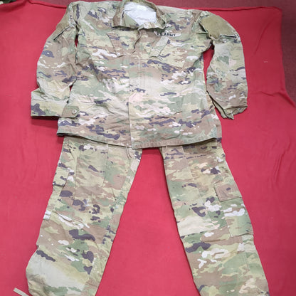 SET of US Army Medium Long Traditional OCP Uniform Top Pants Air Force Good Condition (OCP2- fa18-JUL47)