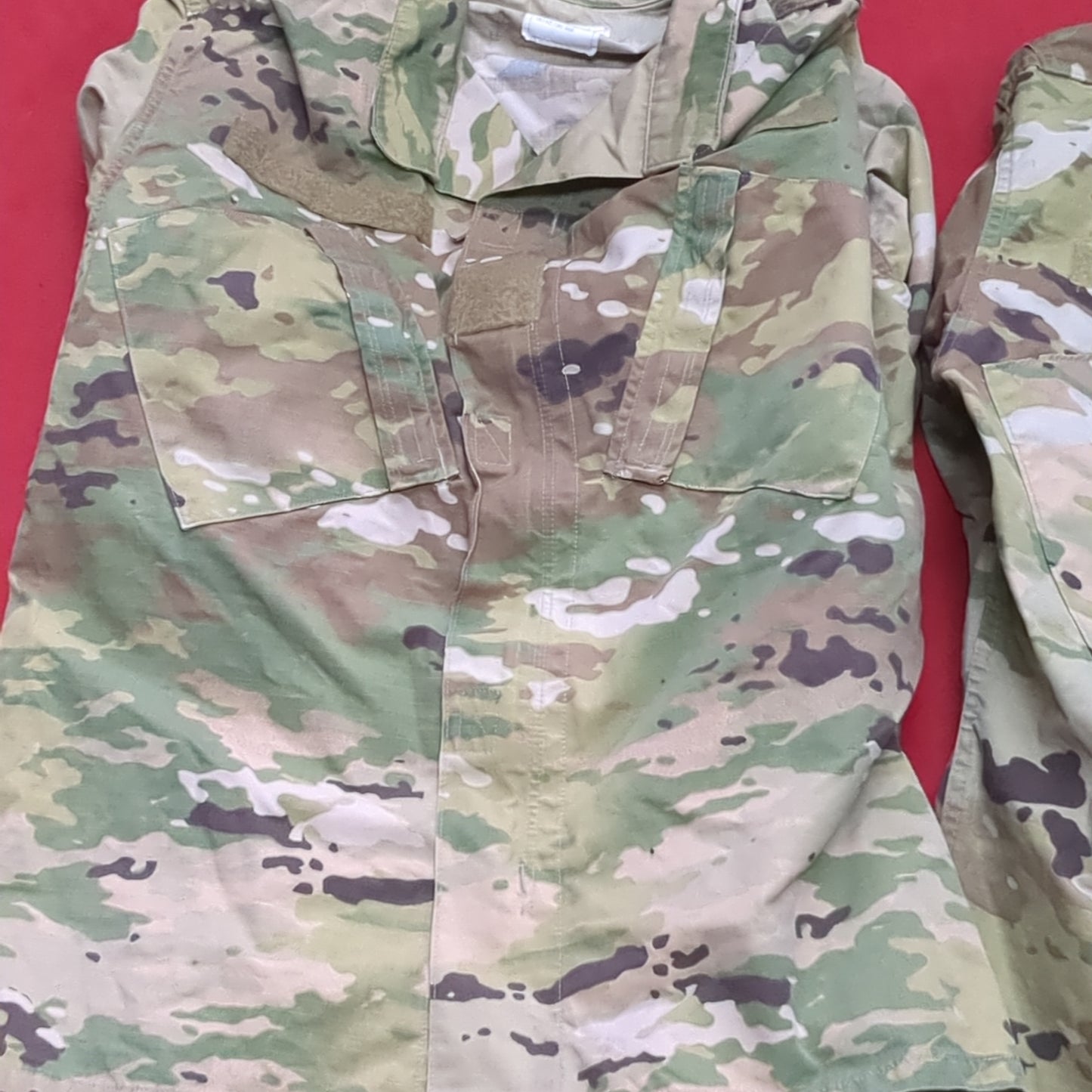 Lot of Two* US Army MEDIUM REGULAR Traditional OCP Uniform Top Air Force Good Condition (fc05-JUL59)