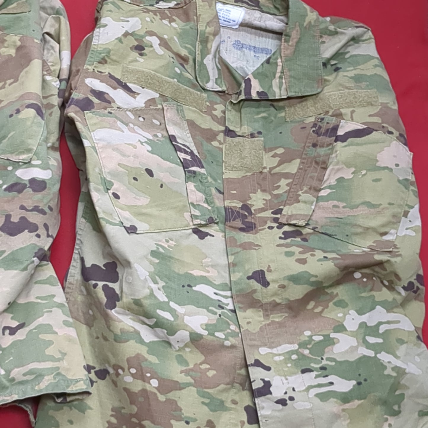 Lot of Two* US Army MEDIUM REGULAR Traditional OCP Uniform Top Air Force Good Condition (fc05-JUL59)