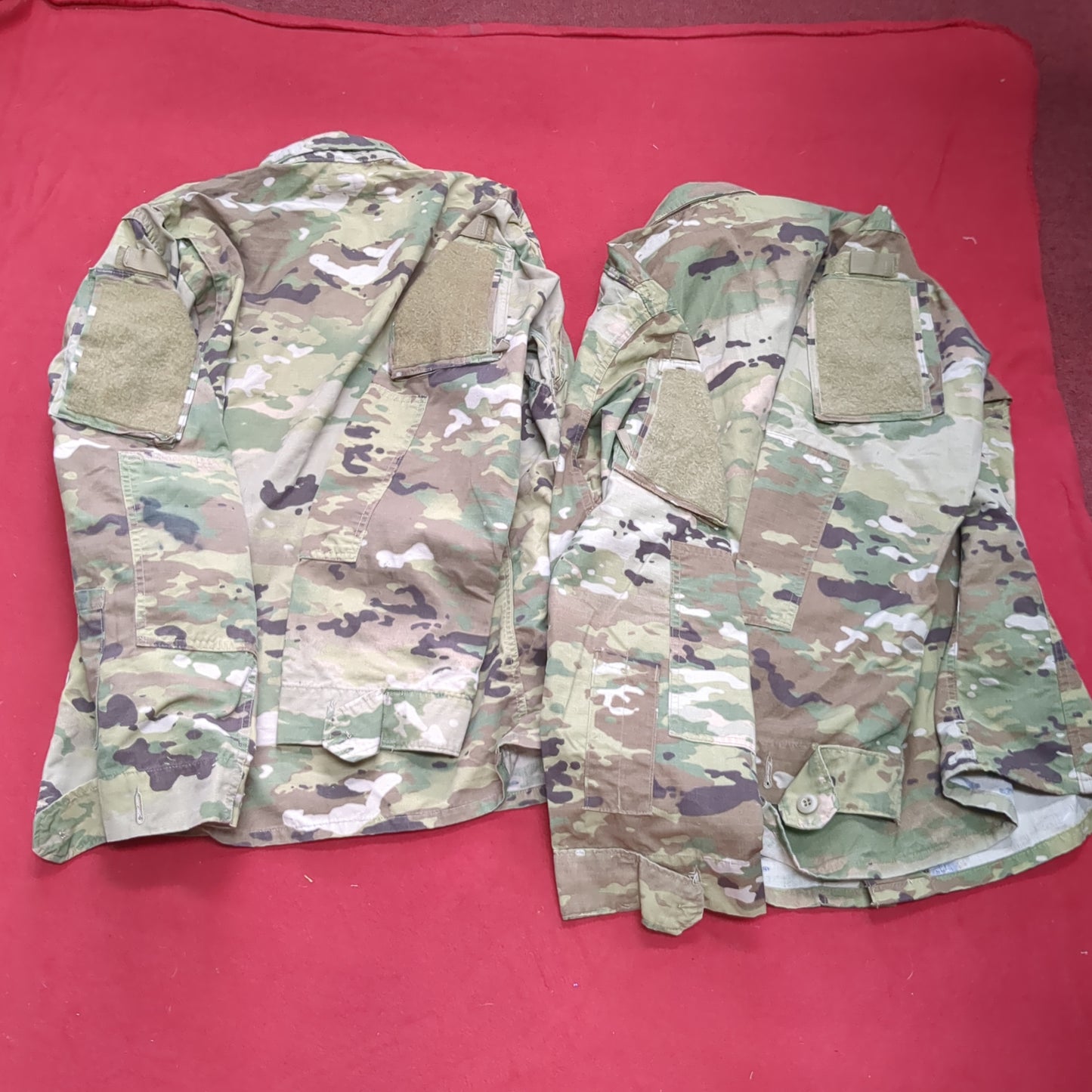 Lot of Two* US Army MEDIUM REGULAR Traditional OCP Uniform Top Air Force Good Condition (fc05-JUL59)