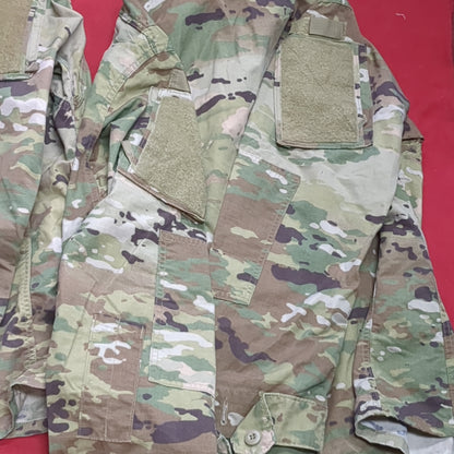 Lot of Two* US Army MEDIUM REGULAR Traditional OCP Uniform Top Air Force Good Condition (fc05-JUL59)