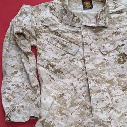 US Army Small Long Marpat Desert US Marine Corps Coat (fb01-JUL72)