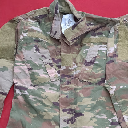 *Lot of Two* US Army X-Small Regular Multicam OCP Uniform FRAC Top Good Condition (OCP8-JUL75)