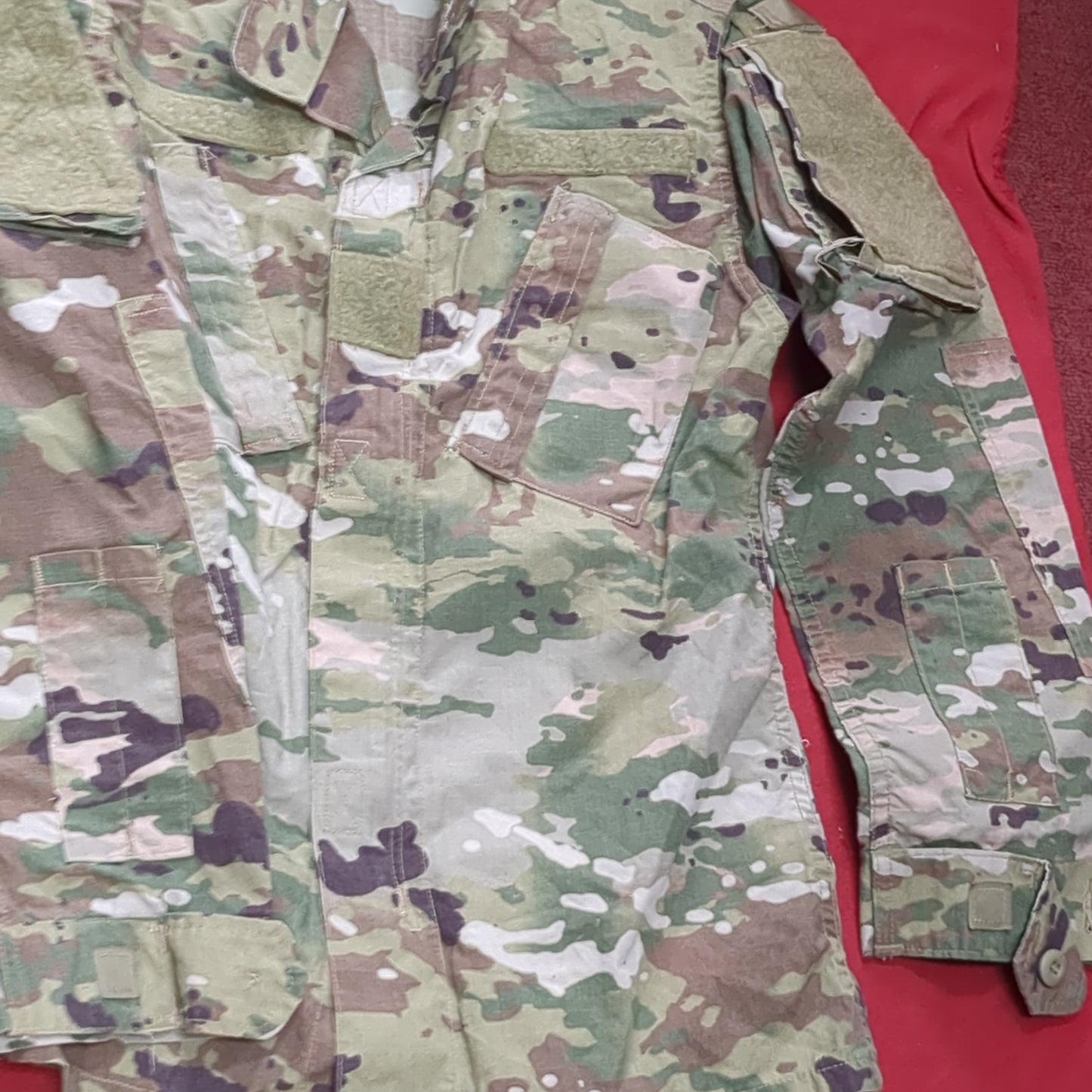 *Lot of Two* US Army X-Small Regular Multicam OCP Uniform FRAC Top Good Condition (OCP8-JUL75)