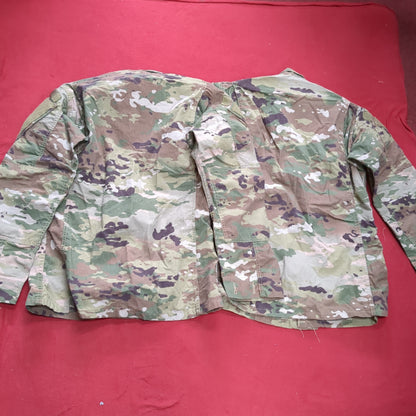 *Lot of Two* US Army X-Small Regular Multicam OCP Uniform FRAC Top Good Condition (OCP8-JUL75)