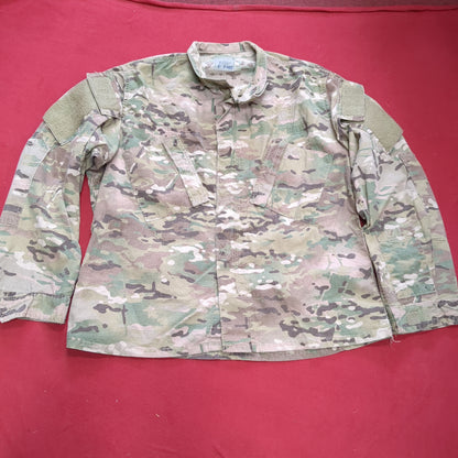 US Army LARGE SHORT Multicam Flame Resistant Frac Uniform Top Shirt (fc04-JUL84)