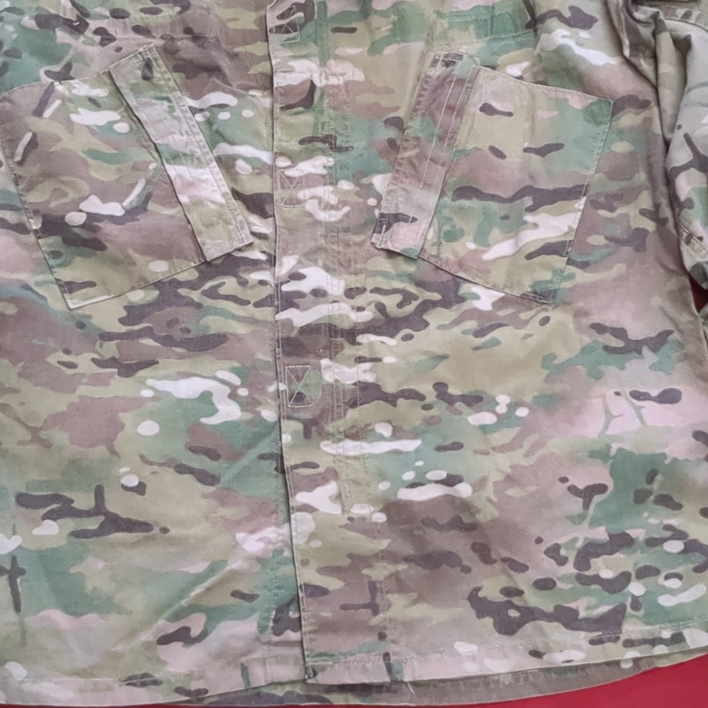 US Army LARGE SHORT Multicam Flame Resistant Frac Uniform Top Shirt (fc04-JUL84)