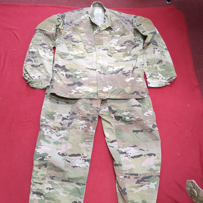 SET of US Army Medium Short Traditional OCP Uniform Top Pants Air Force Used (OCP9- ea05-JUL103)