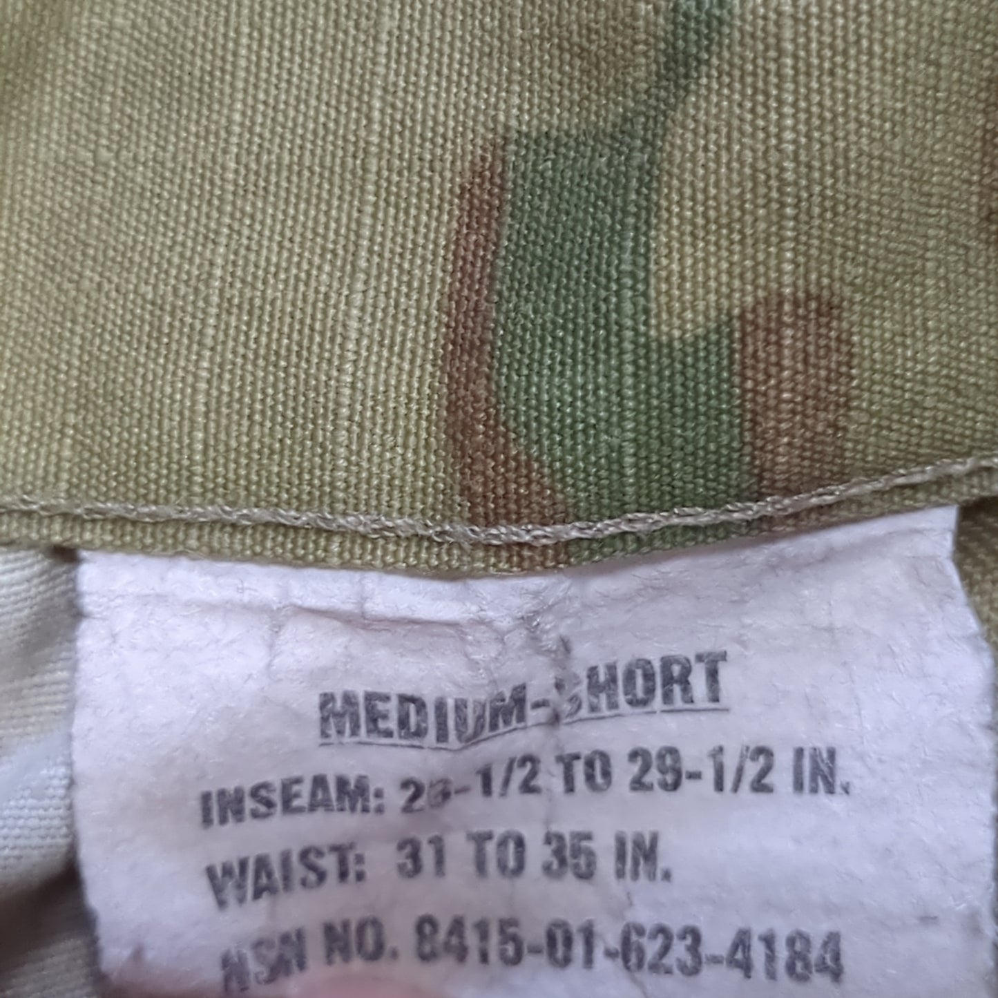 SET of US Army Medium Short Traditional OCP Uniform Top Pants Air Force Used (OCP9- ea05-JUL104)