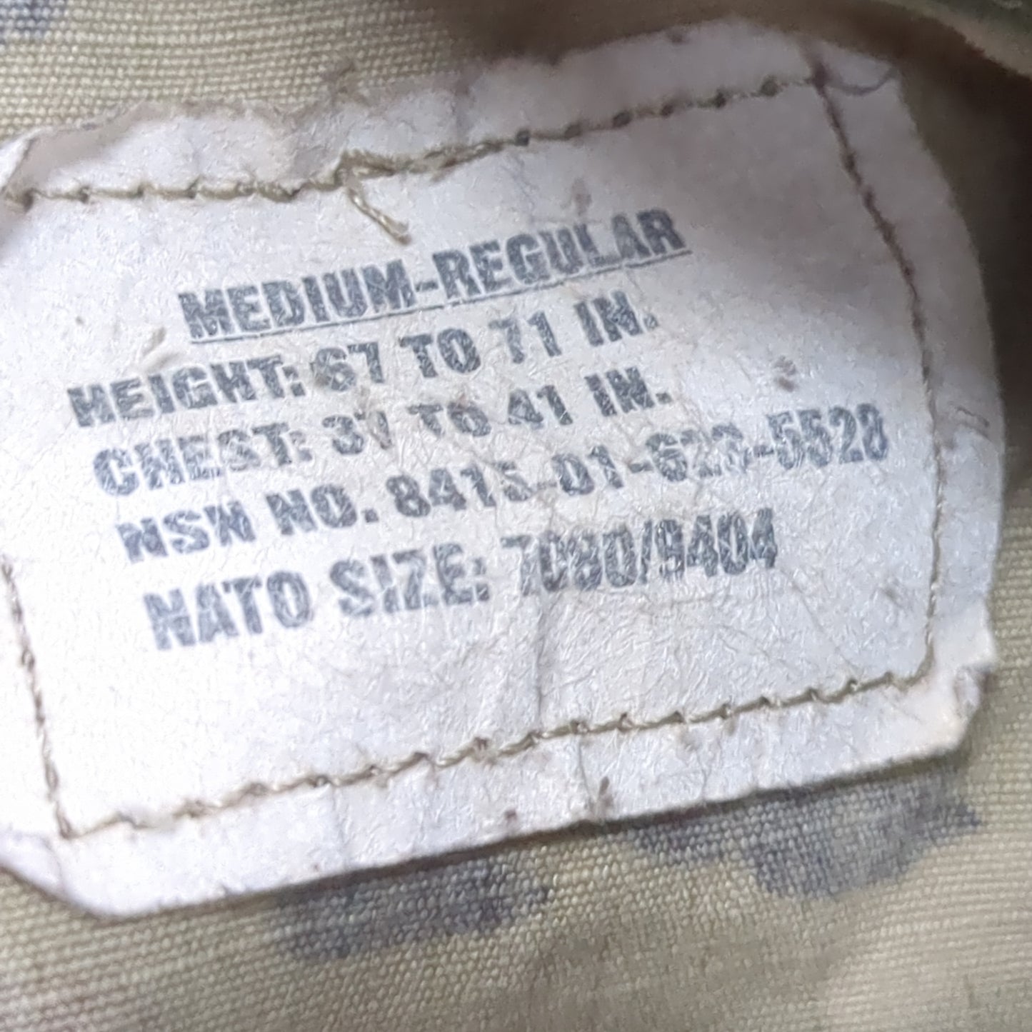 US Army MEDIUM REGULAR Multicam OCP Uniform Traditional Top Used (OCP9- ea05-JUL109)