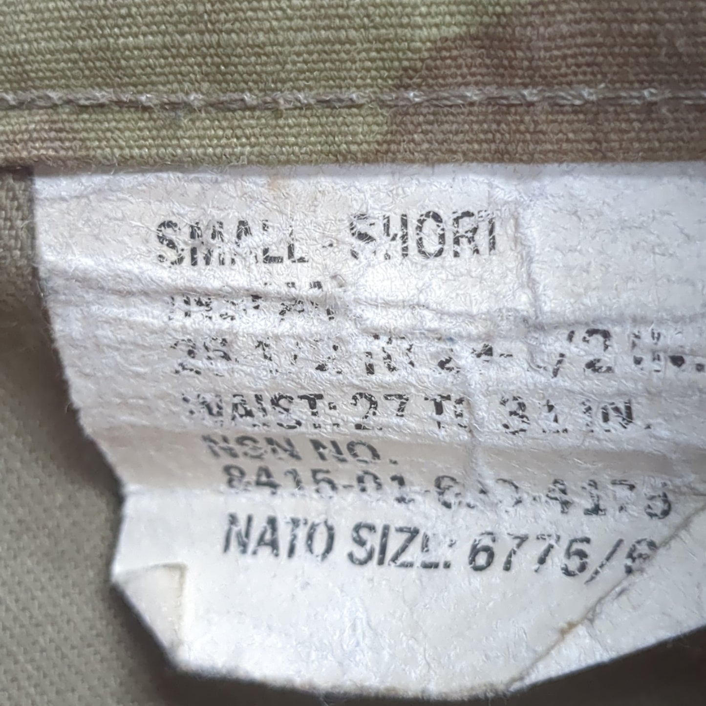 Lot of Two* US Army Small Short Traditional OCP Uniform Pants Air Force Used (OCP11- ea07-JUL117)