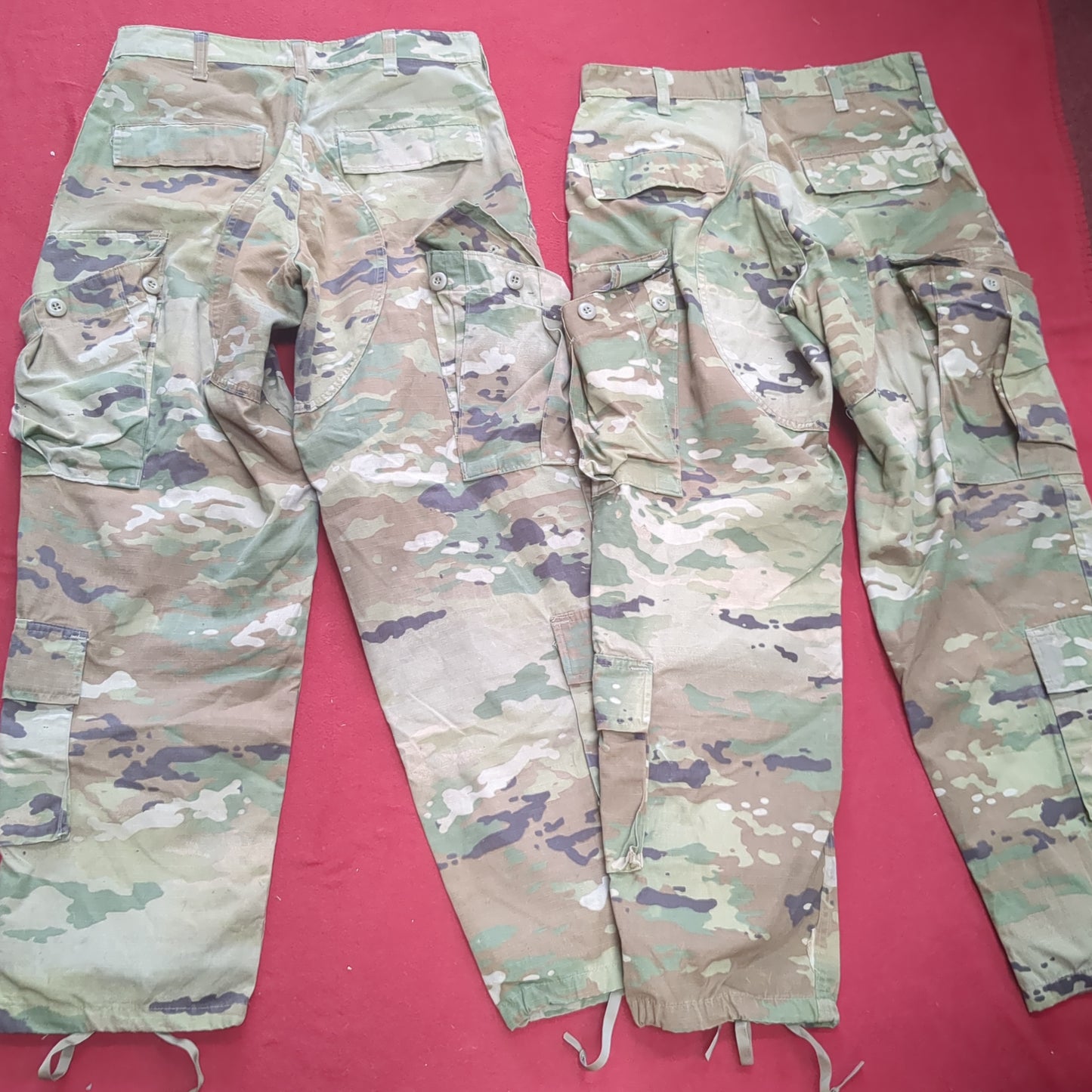 Lot of Two* US Army Small Short Traditional OCP Uniform Pants Air Force Used (OCP11- ea07-JUL117)