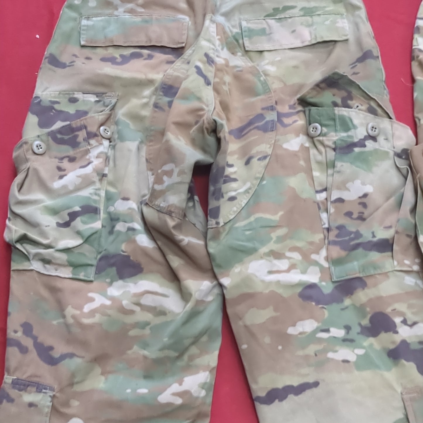 Lot of Two* US Army Small Short Traditional OCP Uniform Pants Air Force Used (OCP11- ea07-JUL117)