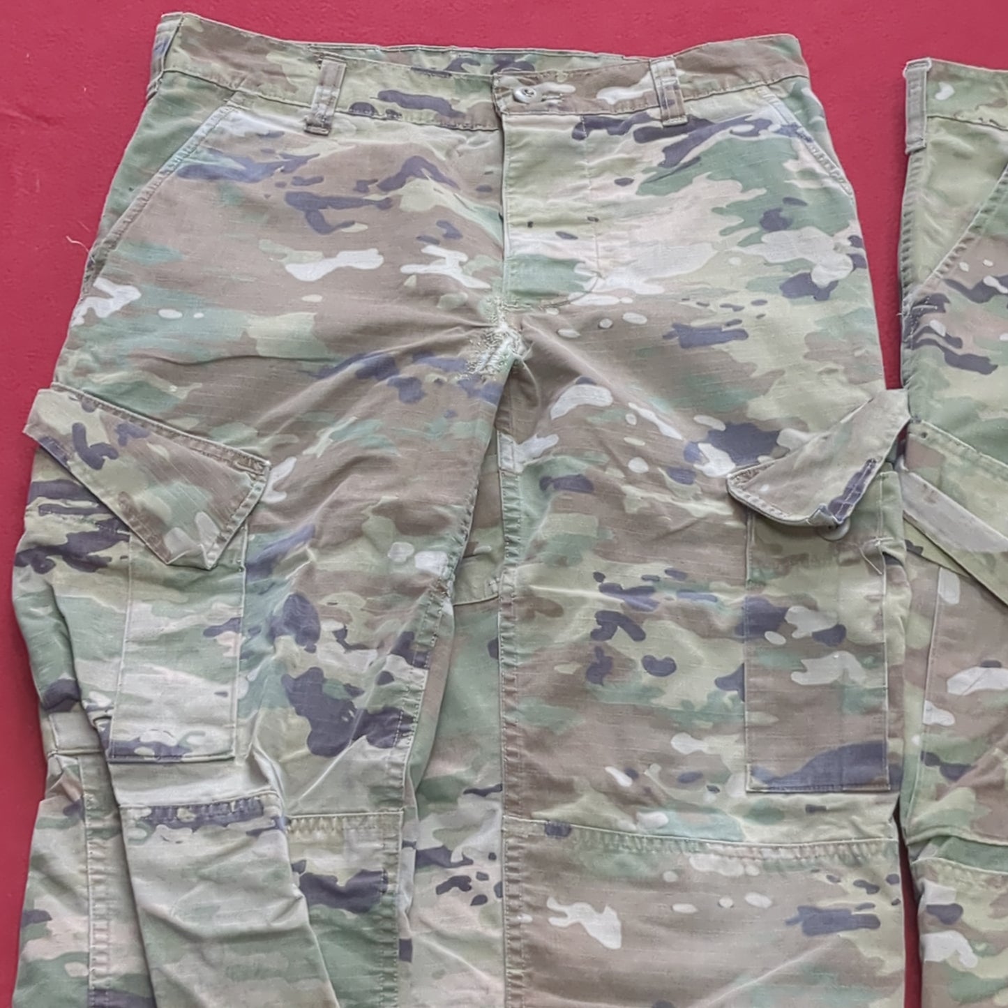 Lot of Two* US Army Small Short Traditional OCP Uniform Pants Air Force Used (OCP11- ea07-JUL119)