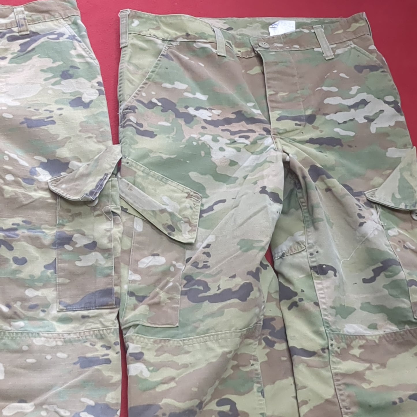 Lot of Two* US Army Small Short Traditional OCP Uniform Pants Air Force Used (OCP11- ea07-JUL119)