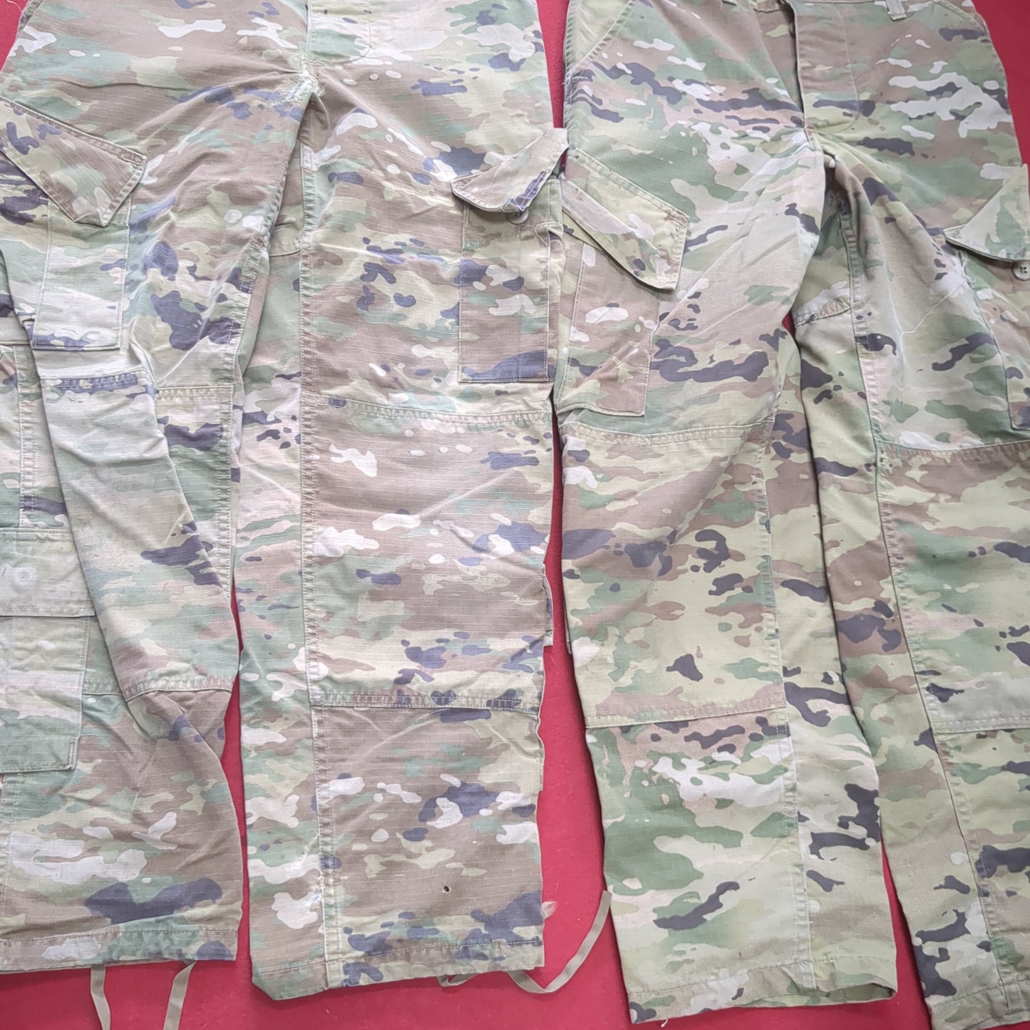 Lot of Two* US Army Small Short Traditional OCP Uniform Pants Air Force Used (OCP11- ea07-JUL119)