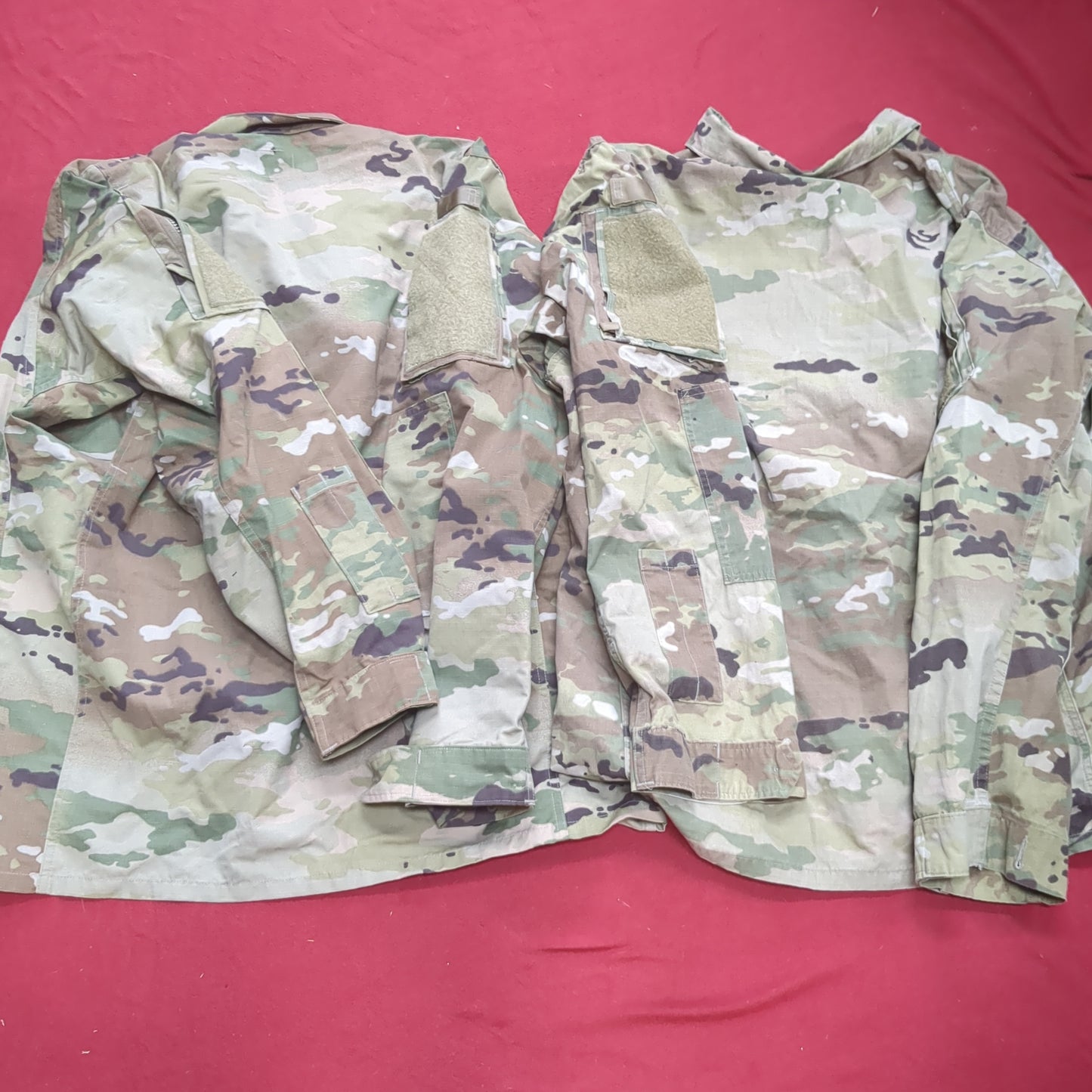 Lot of Two* US Army LARGE LONG Traditional OCP Uniform Top Air Force Good Condition (OCP10- ea06-JUL122)