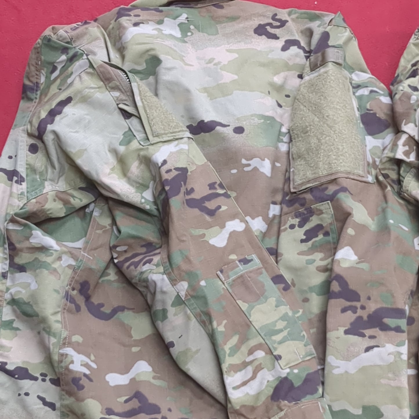 Lot of Two* US Army LARGE LONG Traditional OCP Uniform Top Air Force Good Condition (OCP10- ea06-JUL122)