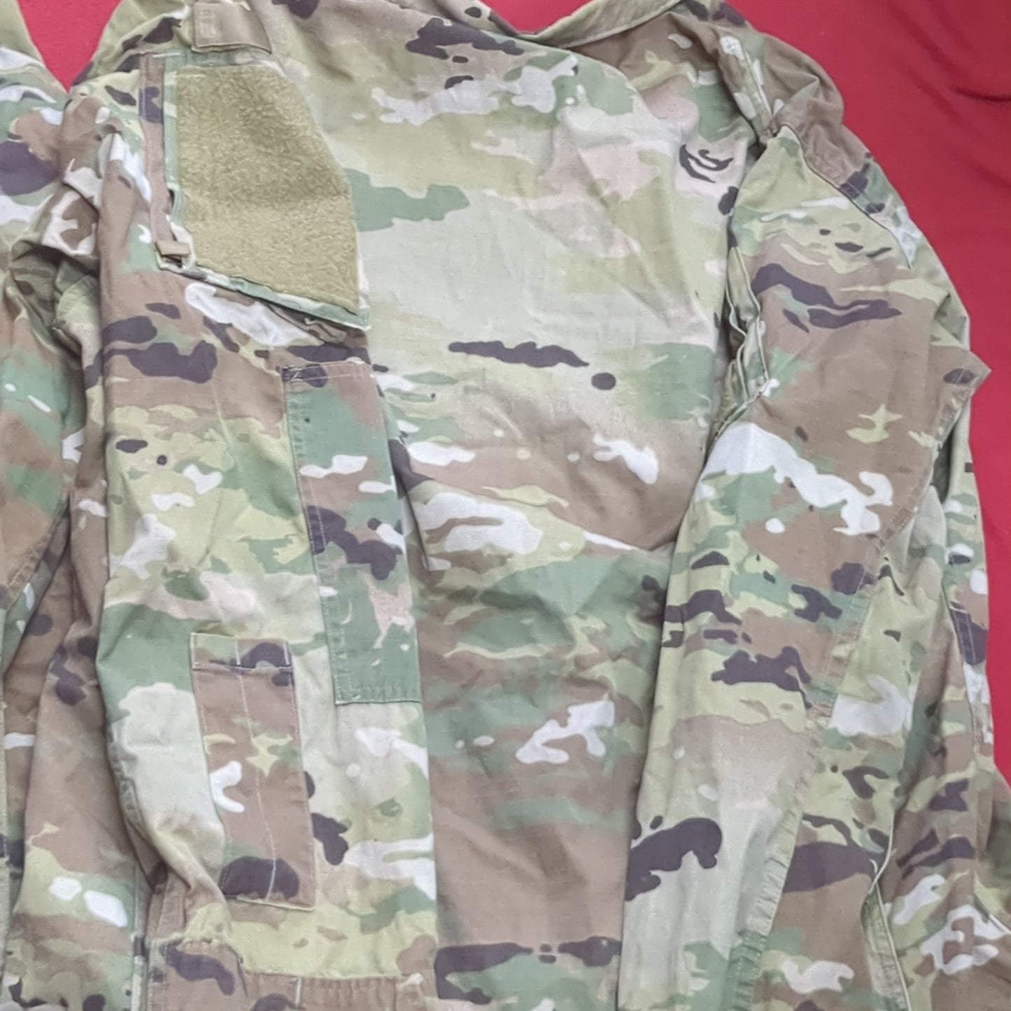 Lot of Two* US Army LARGE LONG Traditional OCP Uniform Top Air Force Good Condition (OCP10- ea06-JUL122)