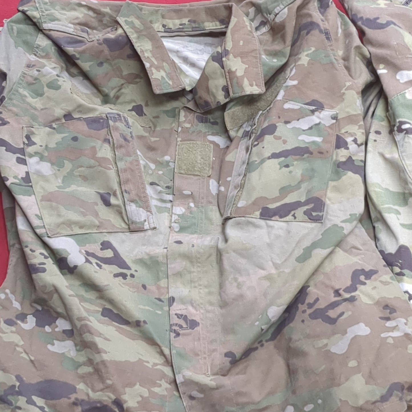 Lot of Two* US Army LARGE LONG Traditional OCP Uniform Top Air Force Used (OCP11- ea07-JUL123)