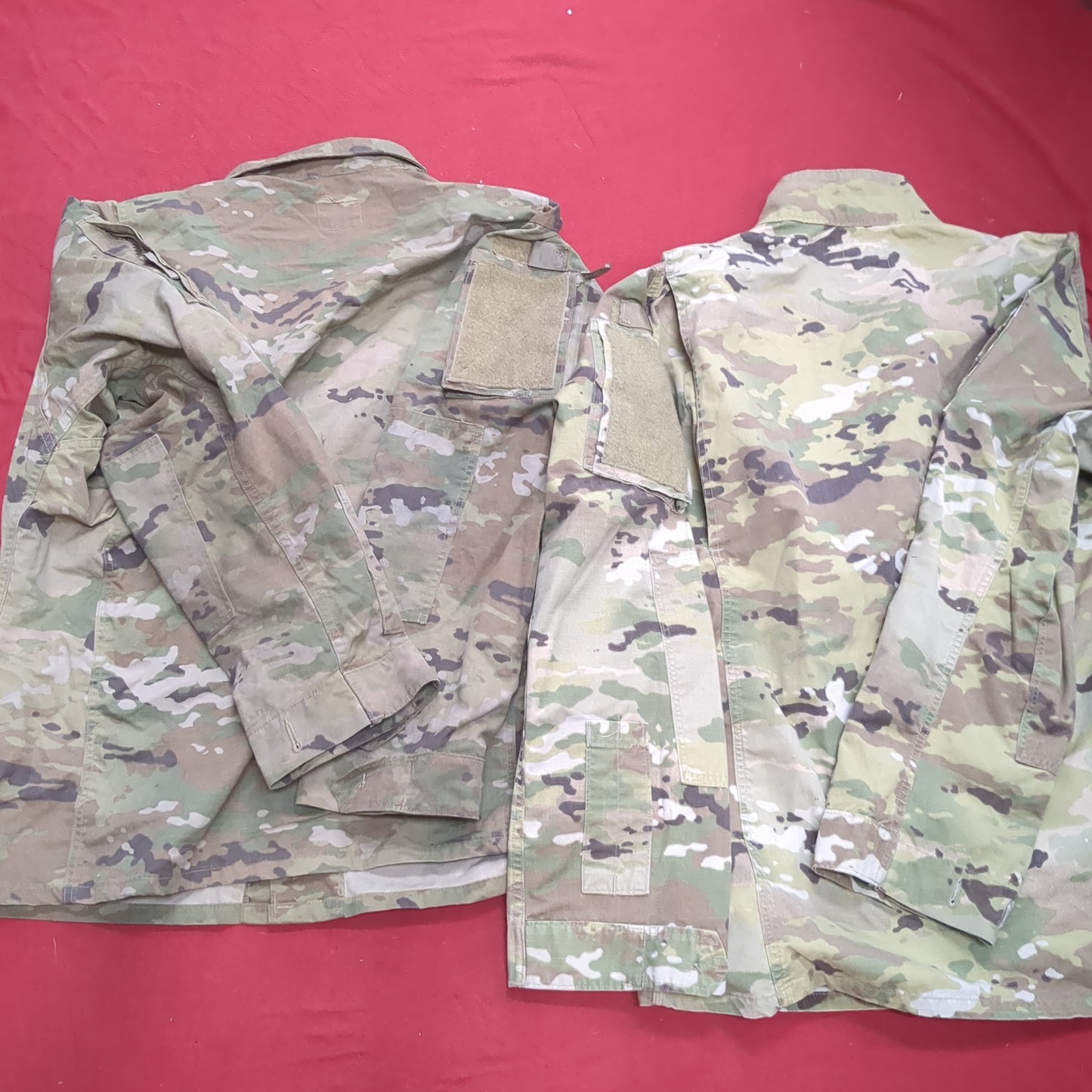 Lot of Two* US Army LARGE LONG Traditional OCP Uniform Top Air Force Used (OCP11- ea07-JUL123)