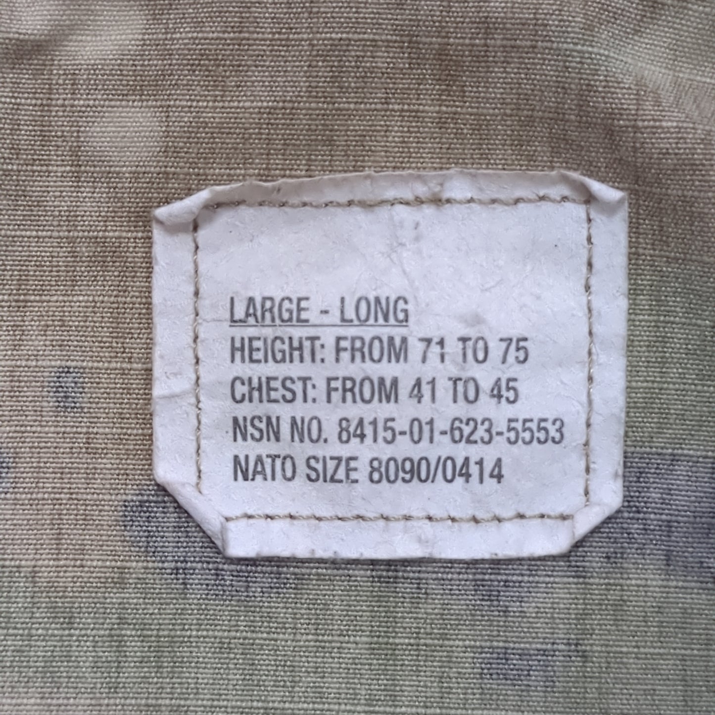 Lot of Two* US Army LARGE LONG Traditional OCP Uniform Top Air Force Used (OCP11- ea07-JUL125)