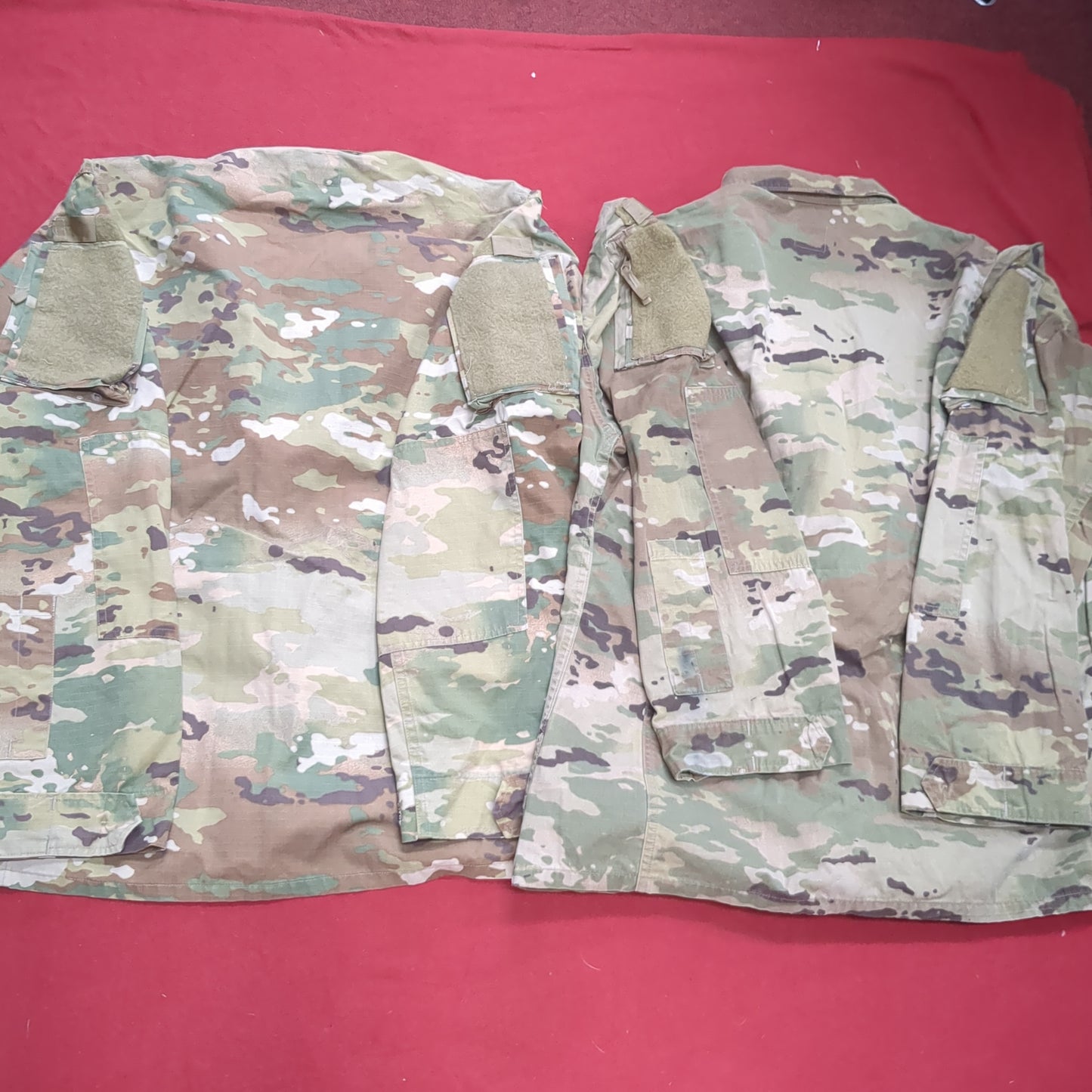 Lot of Two* US Army LARGE LONG Traditional OCP Uniform Top Air Force Used (OCP11- ea07-JUL125)