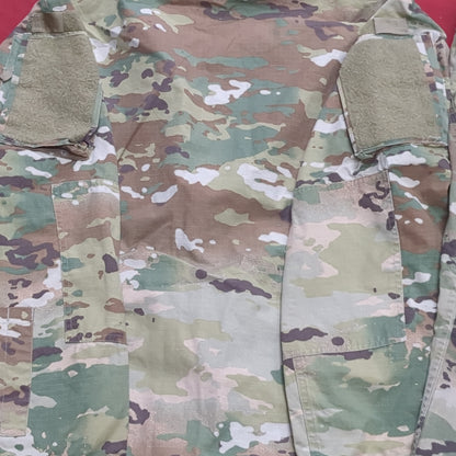 Lot of Two* US Army LARGE LONG Traditional OCP Uniform Top Air Force Used (OCP11- ea07-JUL125)