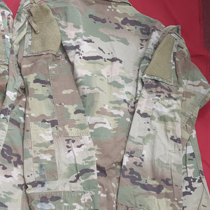 Lot of Two* US Army LARGE LONG Traditional OCP Uniform Top Air Force Used (OCP11- ea07-JUL125)